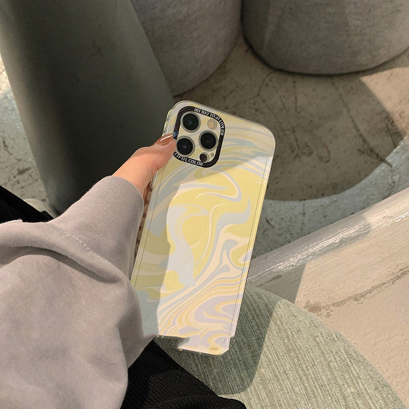 Funda de silicona para teléfono Matcha Green Side para mujer, con protección anticaídas y todo incluido
