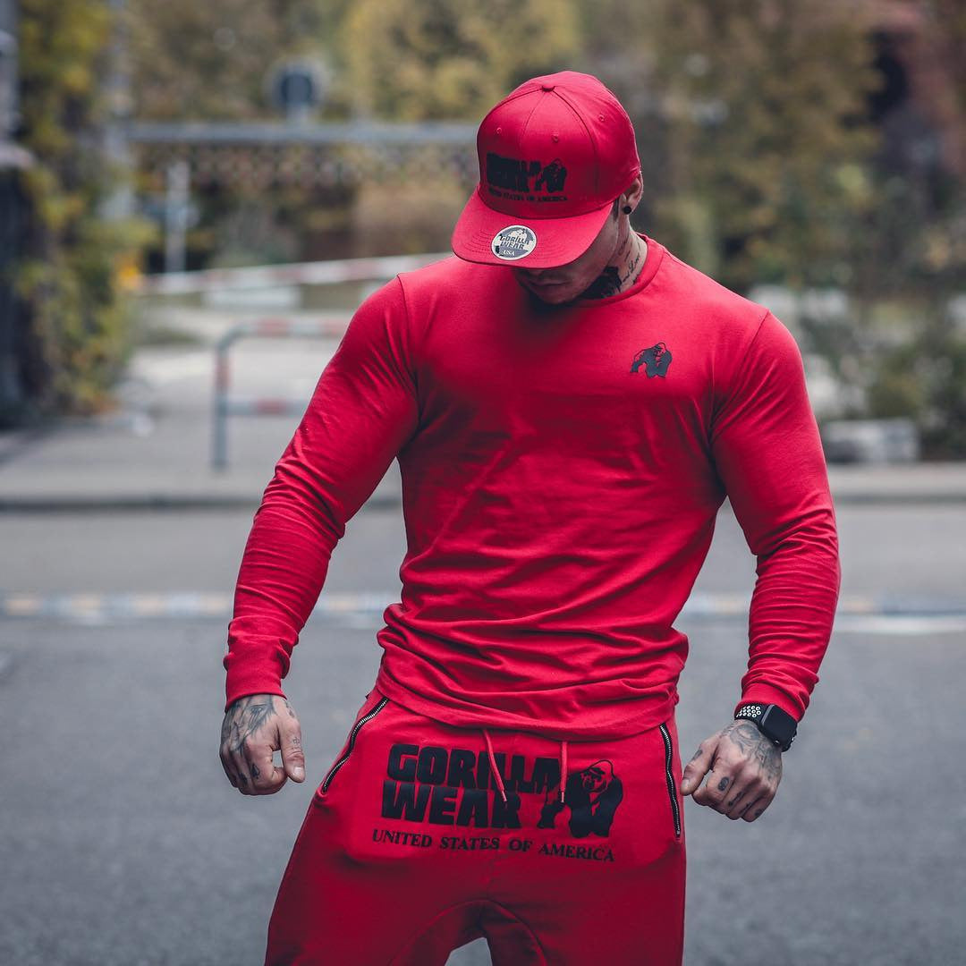 Camiseta fina de manga larga deportiva y de ocio Fitness Brothers