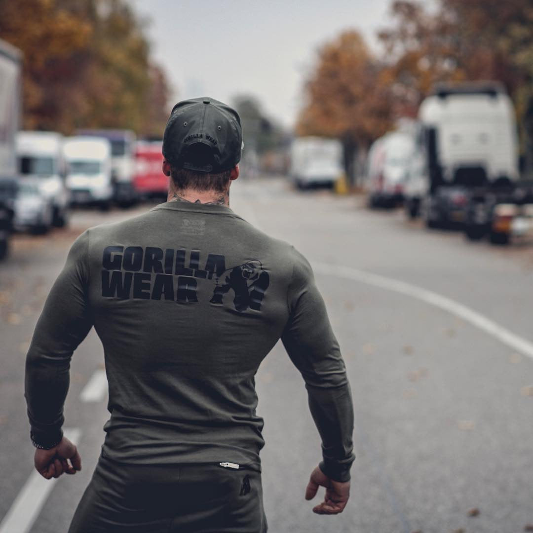 Camiseta fina de manga larga deportiva y de ocio Fitness Brothers