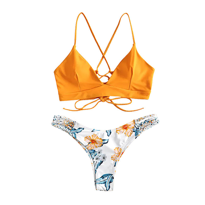 Stylish Women's Bikini Set Two Piece Swimsuit Beach Vacation