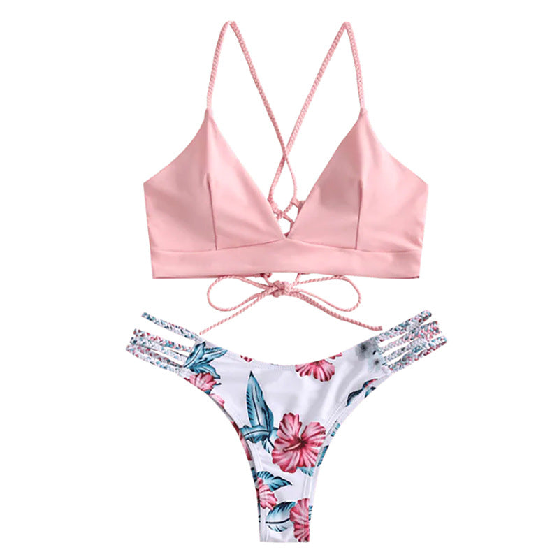 Stylish Women's Bikini Set Two Piece Swimsuit Beach Vacation