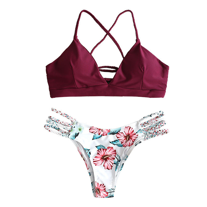 Stylish Women's Bikini Set Two Piece Swimsuit Beach Vacation