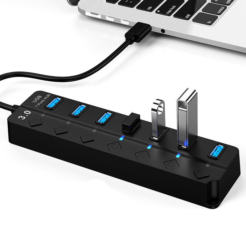 Concentrador USB 3.0 de alta velocidad de 7 puertos