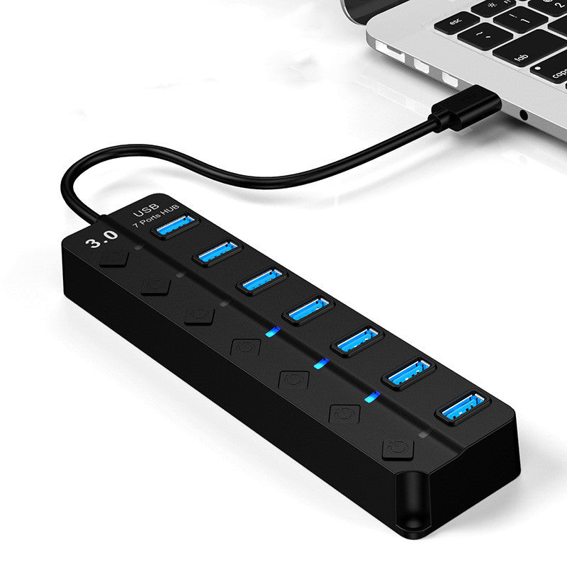 Concentrador USB 3.0 de alta velocidad de 7 puertos