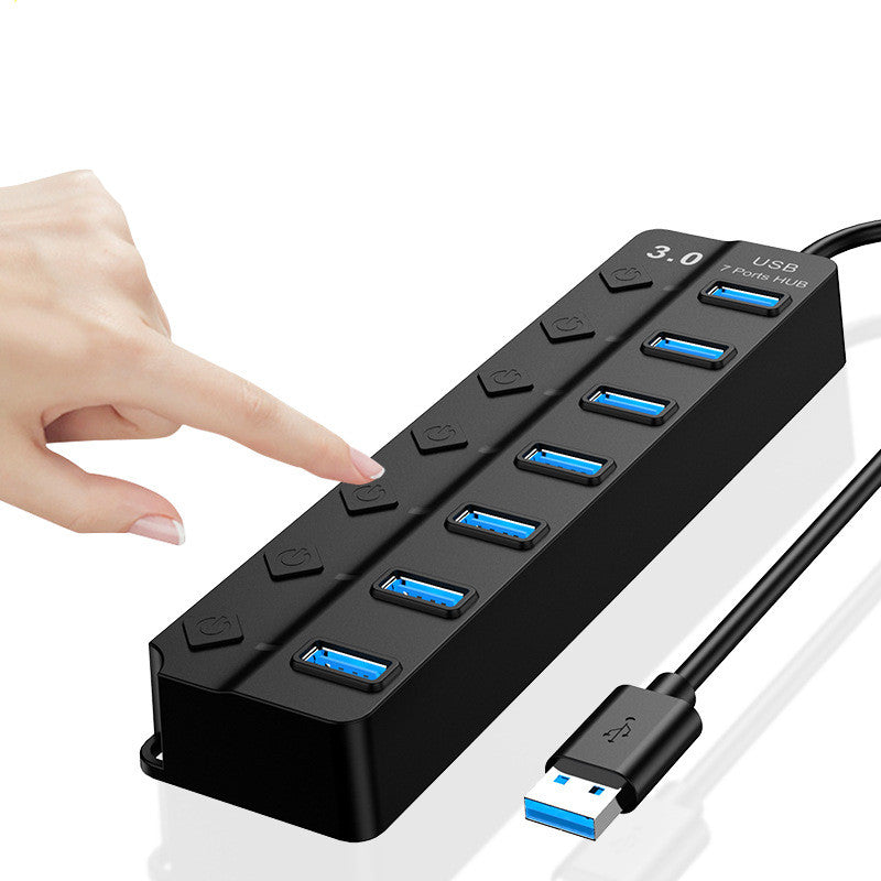 Concentrador USB 3.0 de alta velocidad de 7 puertos