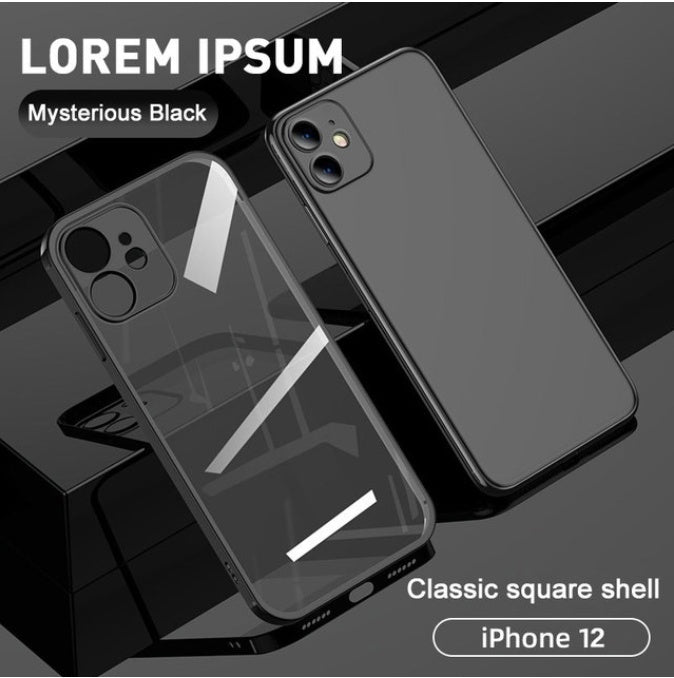 Funda transparente para teléfono 12 Mini y 12 Pro