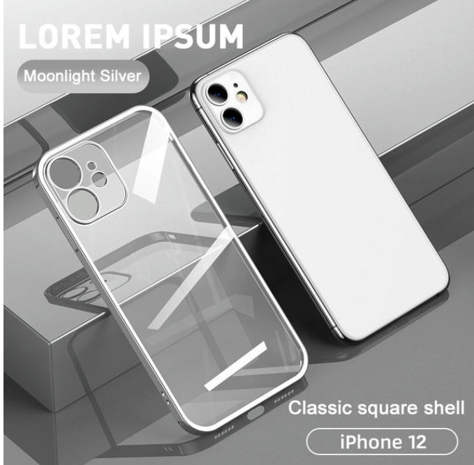 Funda transparente para teléfono 12 Mini y 12 Pro