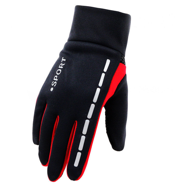 Guantes de ciclismo para otoño e invierno para hombre, ideales para deportes al aire libre, fitness y conducción.