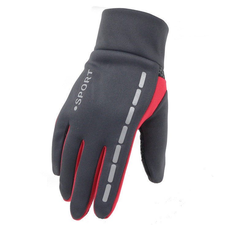 Guantes de ciclismo para otoño e invierno para hombre, ideales para deportes al aire libre, fitness y conducción.