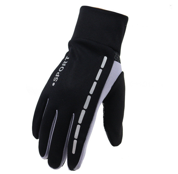 Guantes de ciclismo para otoño e invierno para hombre, ideales para deportes al aire libre, fitness y conducción.