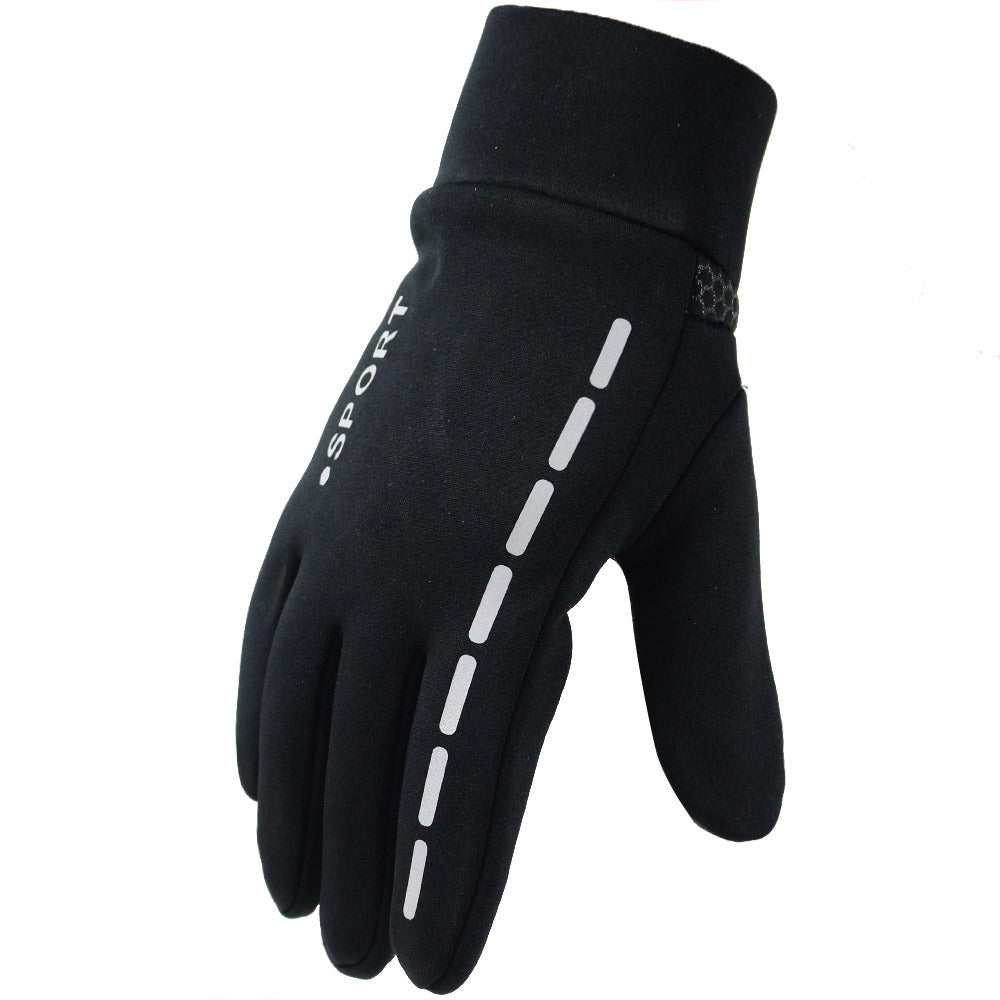 Guantes de ciclismo para otoño e invierno para hombre, ideales para deportes al aire libre, fitness y conducción.