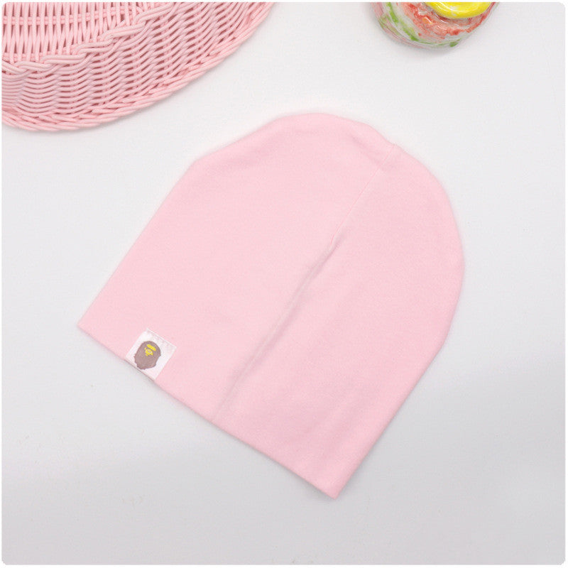 Gorros gruesos de punto de algodón para bebé, gorros de primavera y otoño para bebé.