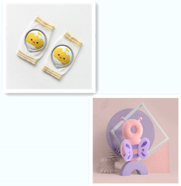 Rodilleras para bebé, accesorios de dibujos animados, coderas para muñecas, juego de aprendizaje para bebés