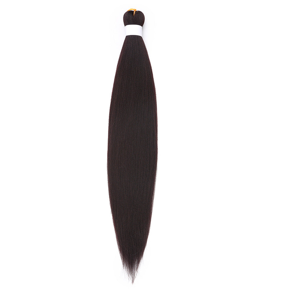 Peluca de PVC resistente al fuego, de baja temperatura, con trenzas grandes y esponjosas