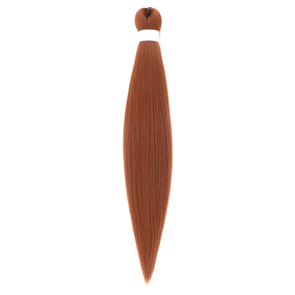 Peluca de PVC resistente al fuego, de baja temperatura, con trenzas grandes y esponjosas