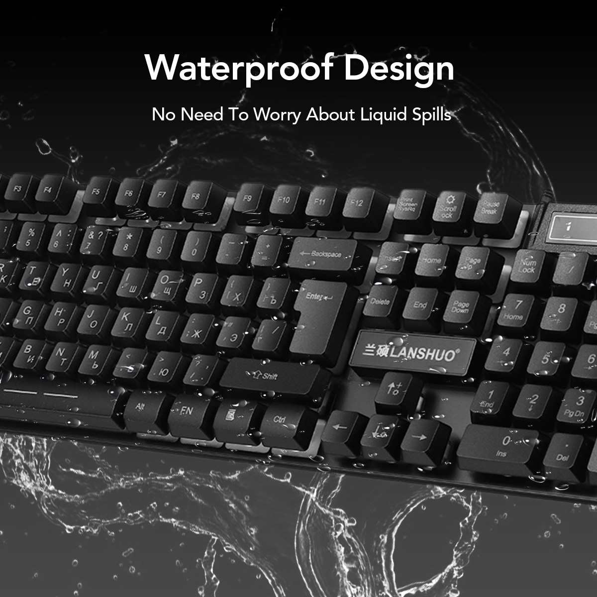 Conjunto de teclado y ratón