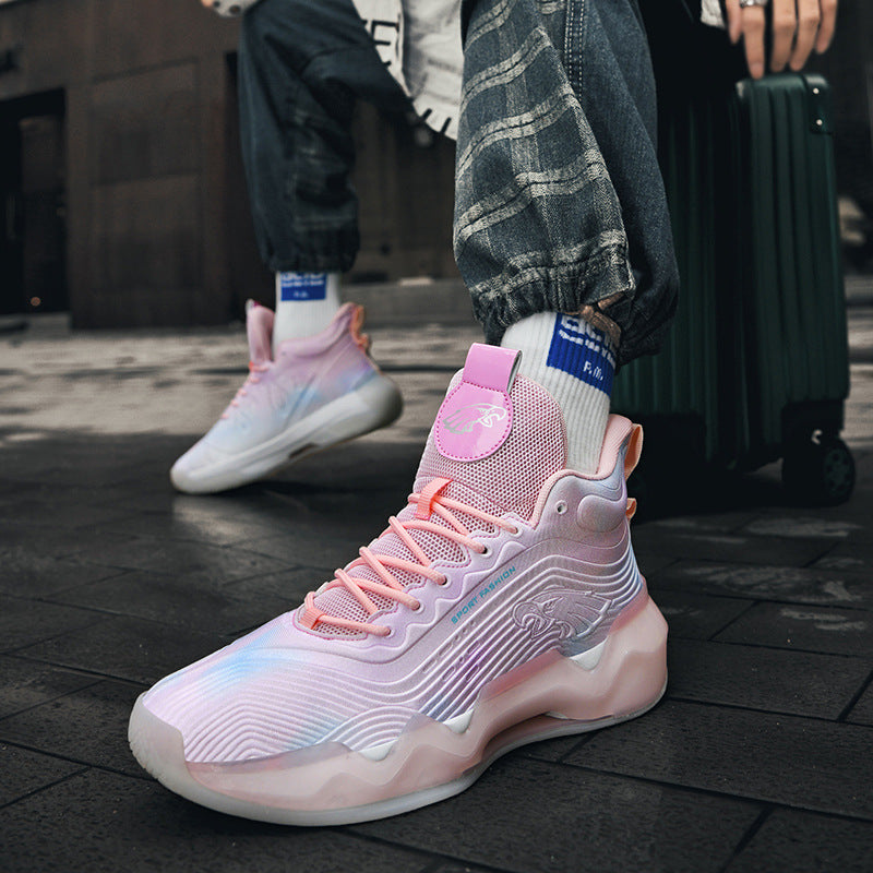 Zapatillas de baloncesto altas y luminosas