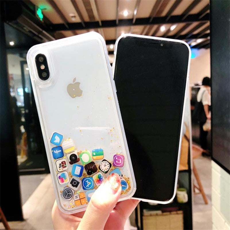 Funda para móvil brillante