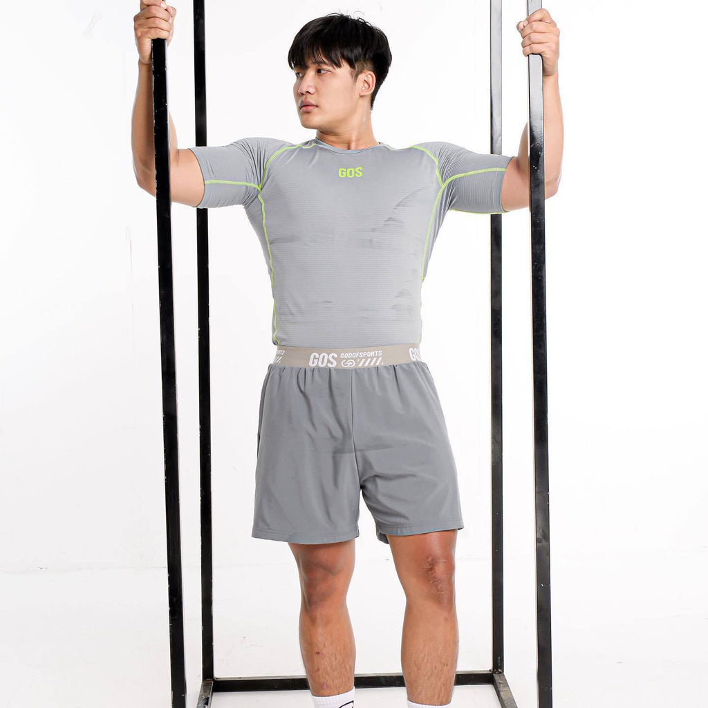 Pantalones cortos deportivos y de fitness de moda, sueltos, de secado rápido, transpirables, informales, finos.