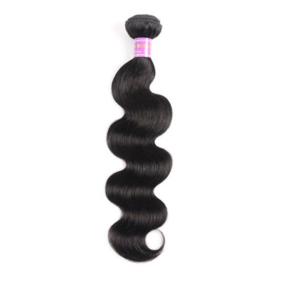 Cortina de cabello brasileño con ondas corporales