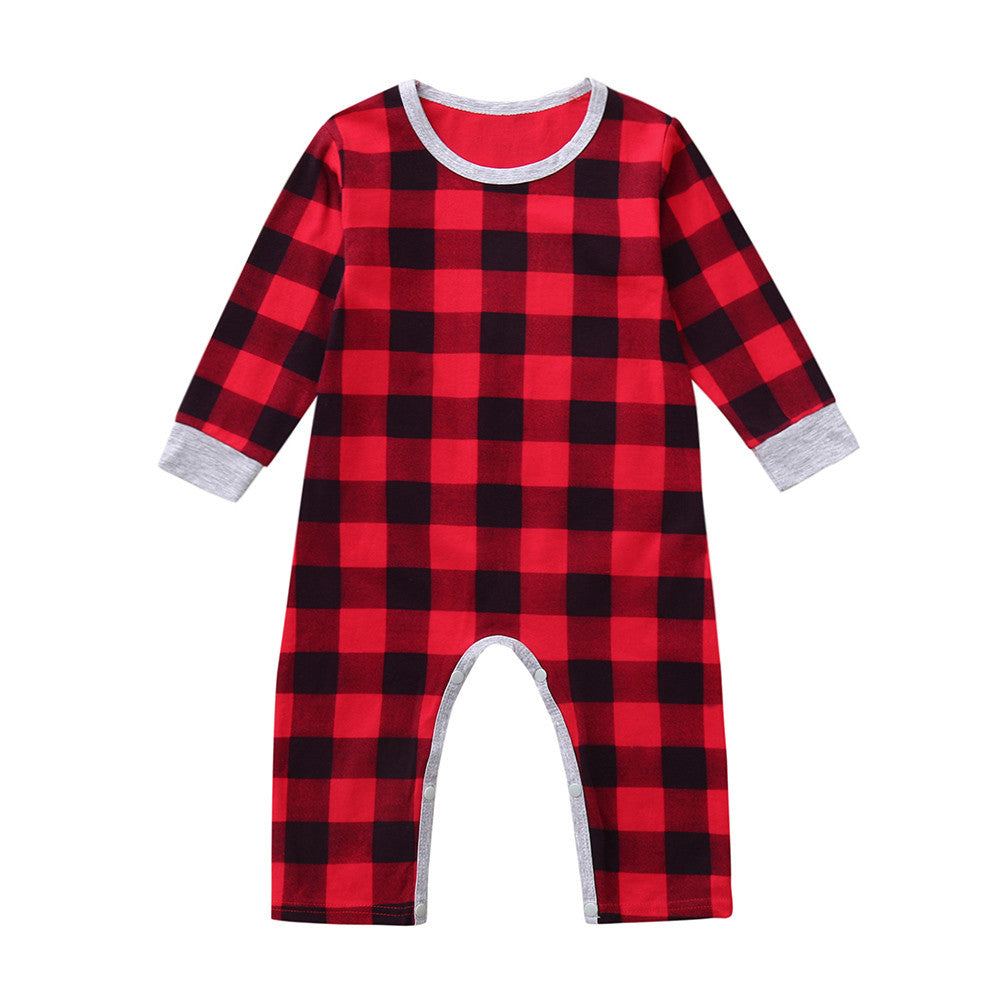 Mono con letras a cuadros para bebés, niños y niñas, ropa de invierno para bebés