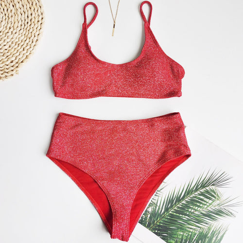 Bikini split swimsuit Women Two Piece Swimsuit Beach Vacation Summer