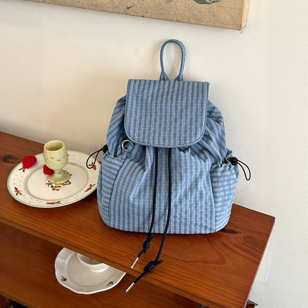 Mochila ligera de nailon estilo coreano para uso diario