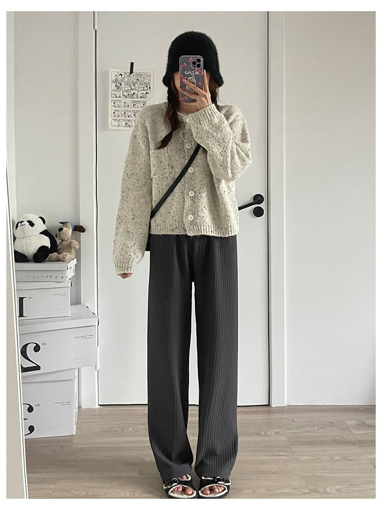 Straightleg Loosefitting Floorlength Pants