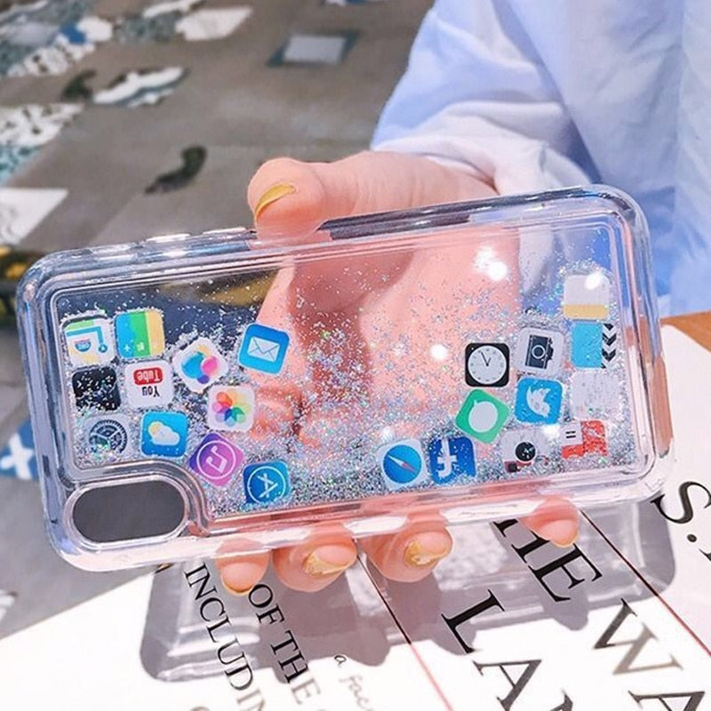 Funda para móvil brillante