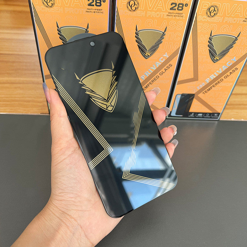 Protector de pantalla de vidrio templado HD 8 para teléfono móvil, antiespía, 12 Pro, venta al por mayor