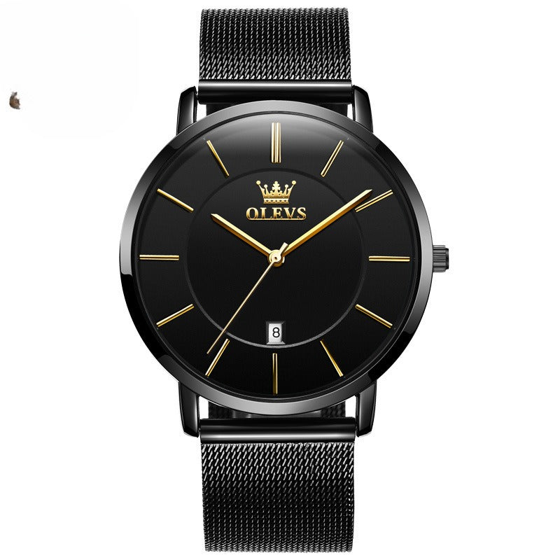 Reloj electrónico de cuarzo para pareja de hombres y mujeres delgados para el Día de San Valentín