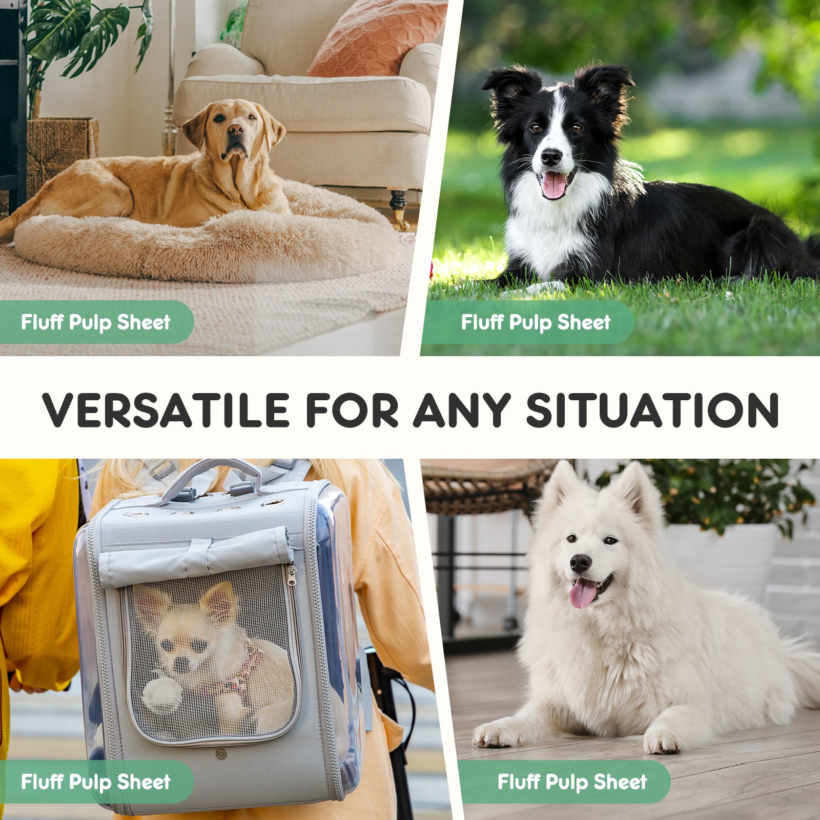 Empaquetaduras desechables para cachorros, de secado rápido y antifugas, absorbentes para orina de perro.