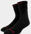 Calcetines de entrenamiento antideslizantes y resistentes al sudor para hombre, de longitud media
