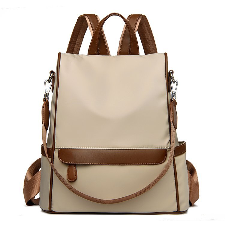Mochila de tela Oxford para mujer, bolso de viaje de gran capacidad, mochila escolar.