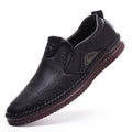Zapatos casuales de cuero suave y transpirable para hombre