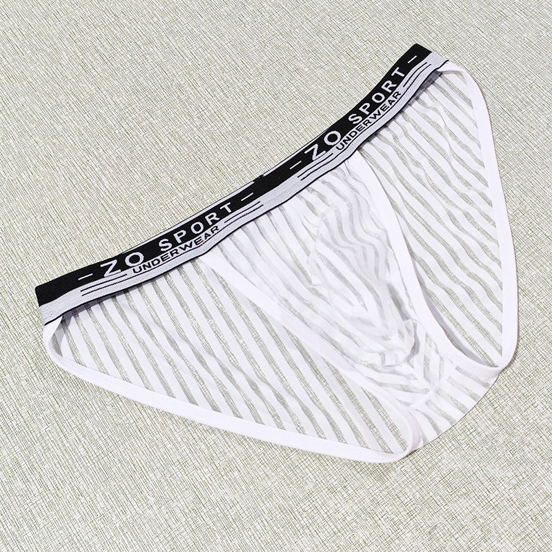 Ropa interior ligera y de lujo para hombre, suave, cómoda y transparente.