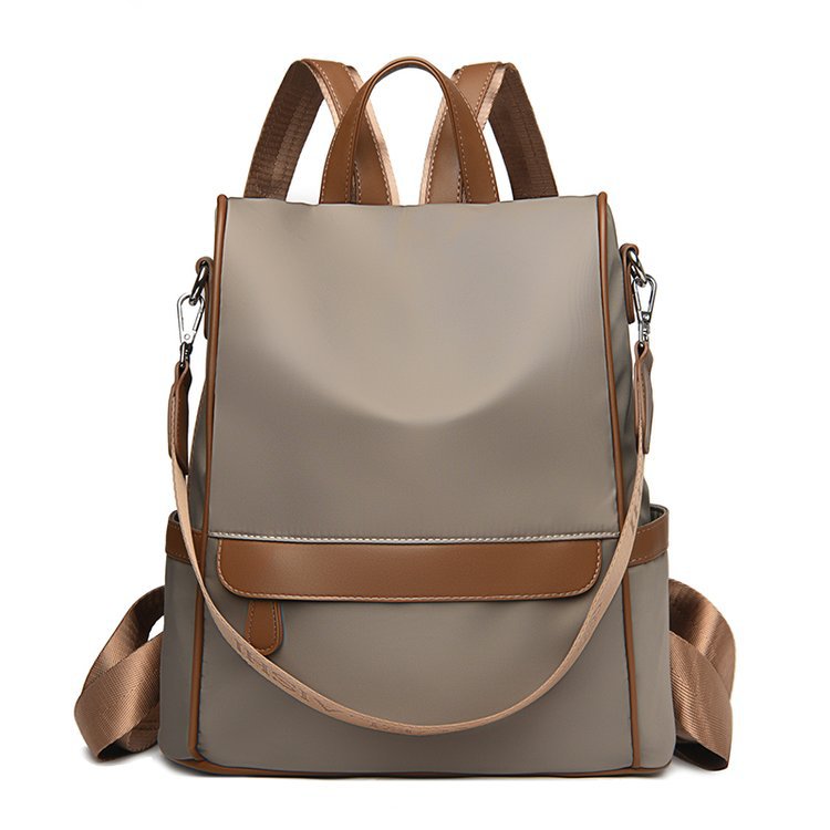 Mochila de tela Oxford para mujer, bolso de viaje de gran capacidad, mochila escolar.