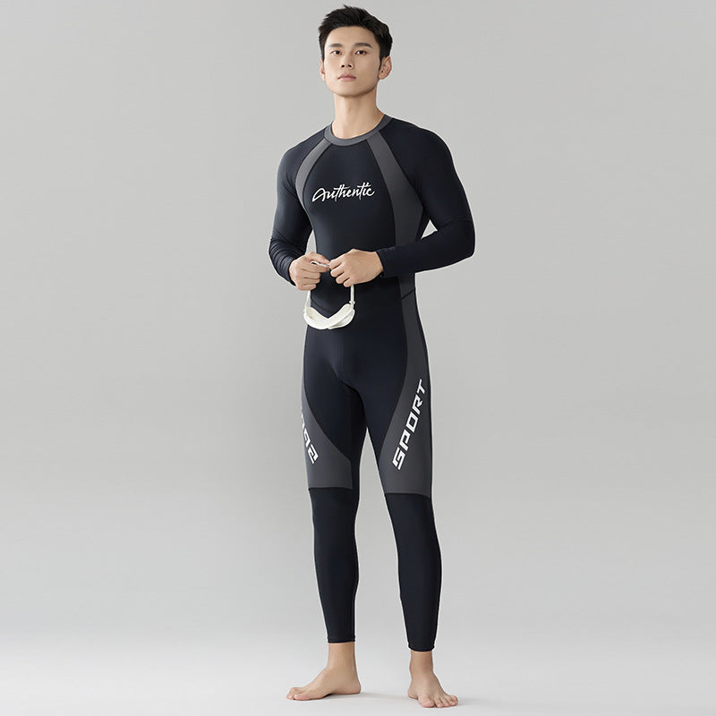 Long Sleeve Trousers One-piece Men's Plus Size Sun Protection