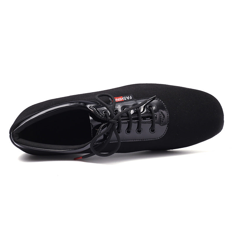 Zapatos de baile moderno Wupamo para hombre, ideales para vals, tango y bailes de salón. Suela blanda para interiores, tallas grandes.