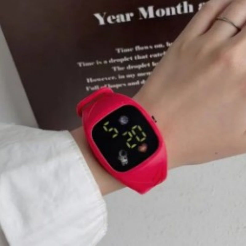 Reloj electrónico inteligente, moderno, elegante y minimalista para niños y niñas.
