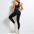 Pantalones de cintura alta Ropa de yoga Pantalones de manga larga