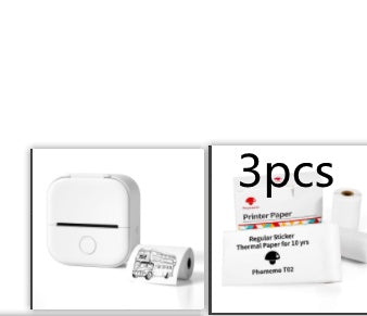 Mini impresora térmica portátil de etiquetas, impresora de fotos para el hogar, impresora de preguntas incorrectas para estudiantes, mini impresora de etiquetas compatible con Bluetooth, etiqueta de precio