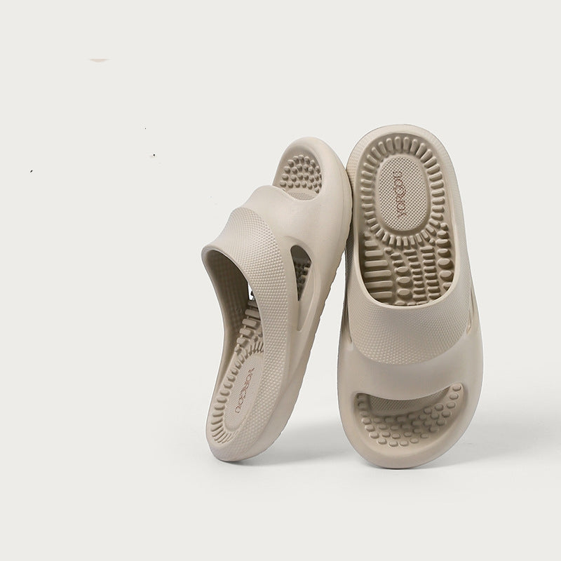 Zapatillas de baño para hombre, antideslizantes, antiolor y con masaje de pies.