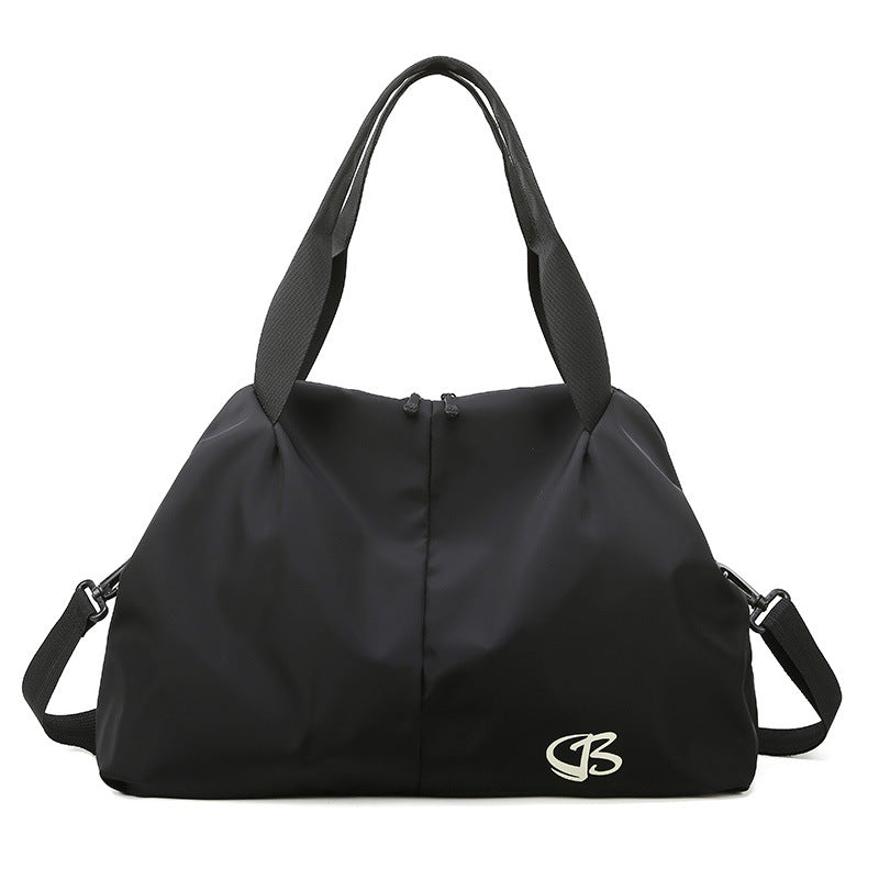 Bolsa deportiva de fitness de gran capacidad para mujer con separación de ropa seca y húmeda
