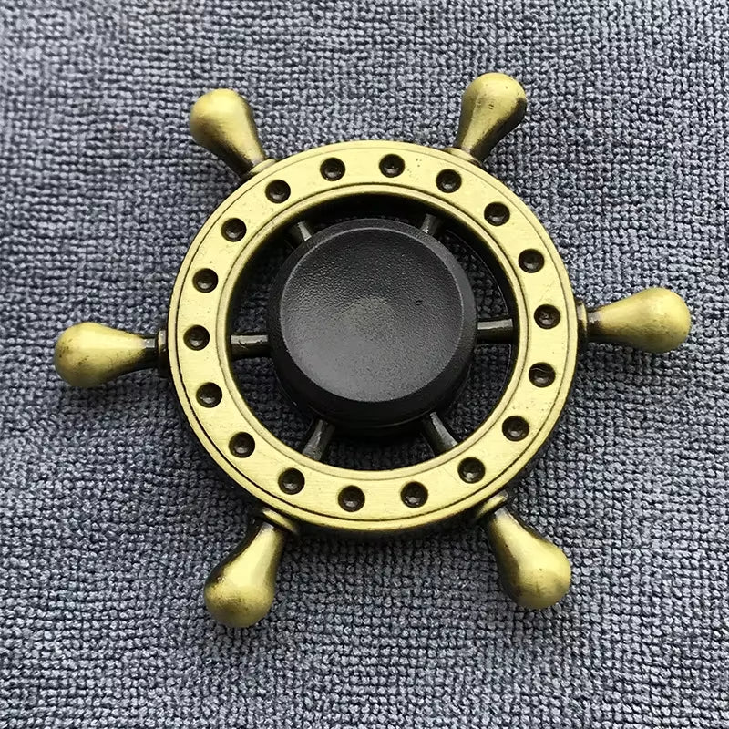 Bronze Color Metal Fidget Spinner R188 Mute Bearing Alloy Hand Spinner Stress Relief Decompression Toys for Kids Adult Gifts