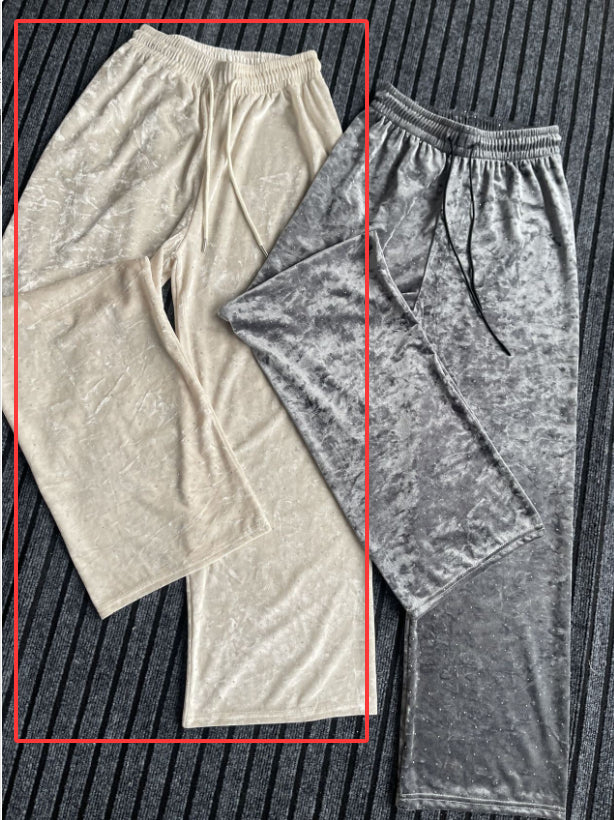 Pantalones rectos adelgazantes de cintura alta para mujer