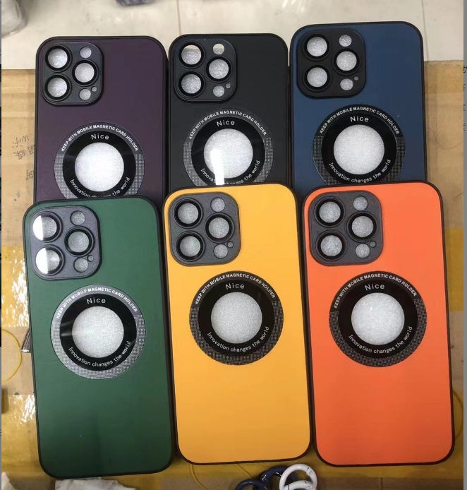 Funda de piel de grano de lichi para iPhone 15 PRO