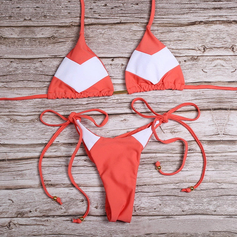 Floral Print Bikini Set Women Two Piece Swimsuit Tropical Beach
