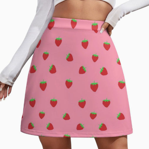 Stylish A-line Printed Skirt For Women