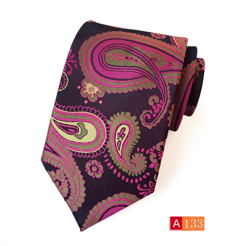 Corbata de jacquard de poliéster para hombre, informal y formal